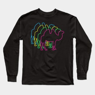 Camel 80s Neon Long Sleeve T-Shirt